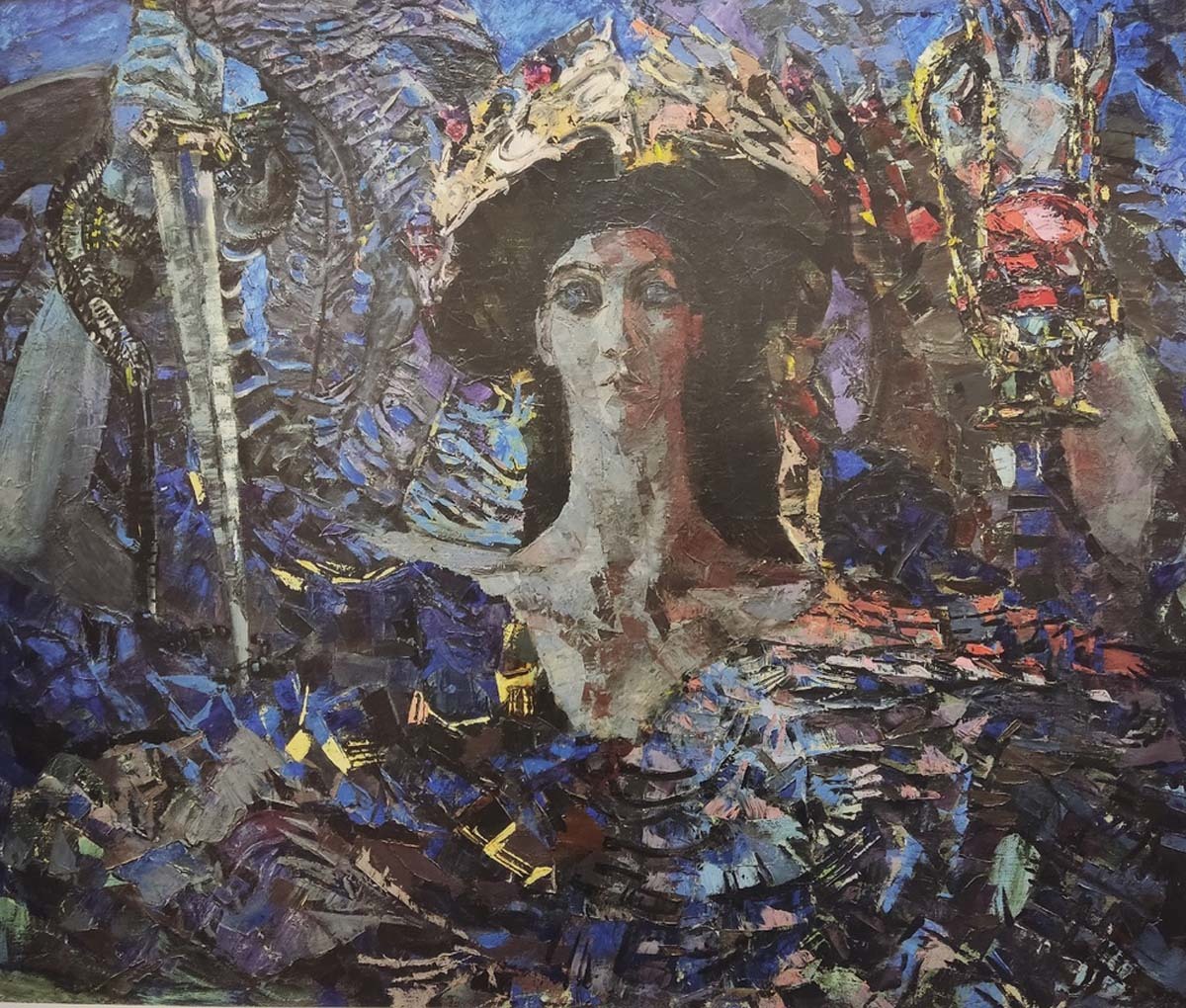 М. А. Врубель. &laquo;Шестикрылый Серафим&raquo;. 1904 г. Русский музей, Санкт-Петербург. Фото: Екатерина Андреева.