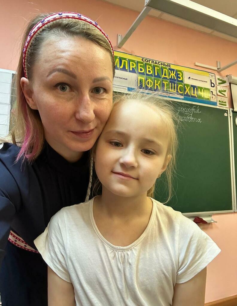 Полина Харыбина с дочкой. Полина Харыбина с дочкой.