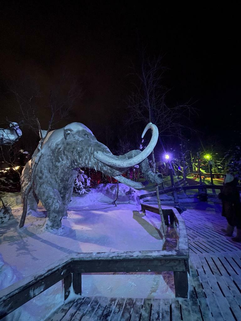 Мамонт уже давно обосновался в Лесу. Фото: Зоя Кабыш. Мамонт уже давно обосновался в Лесу. Фото: Зоя Кабыш.