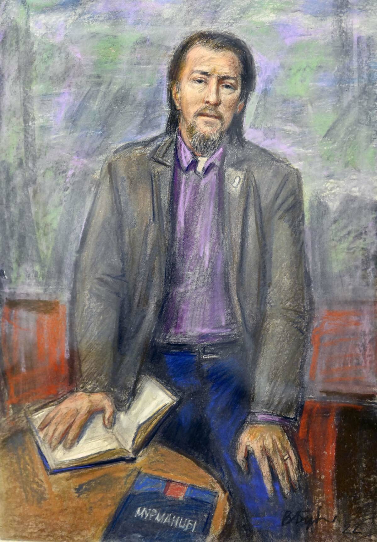 Портрет писателя Дмитрия Коржова. Фото Льва Федосеева. Портрет писателя Дмитрия Коржова. Фото Льва Федосеева.