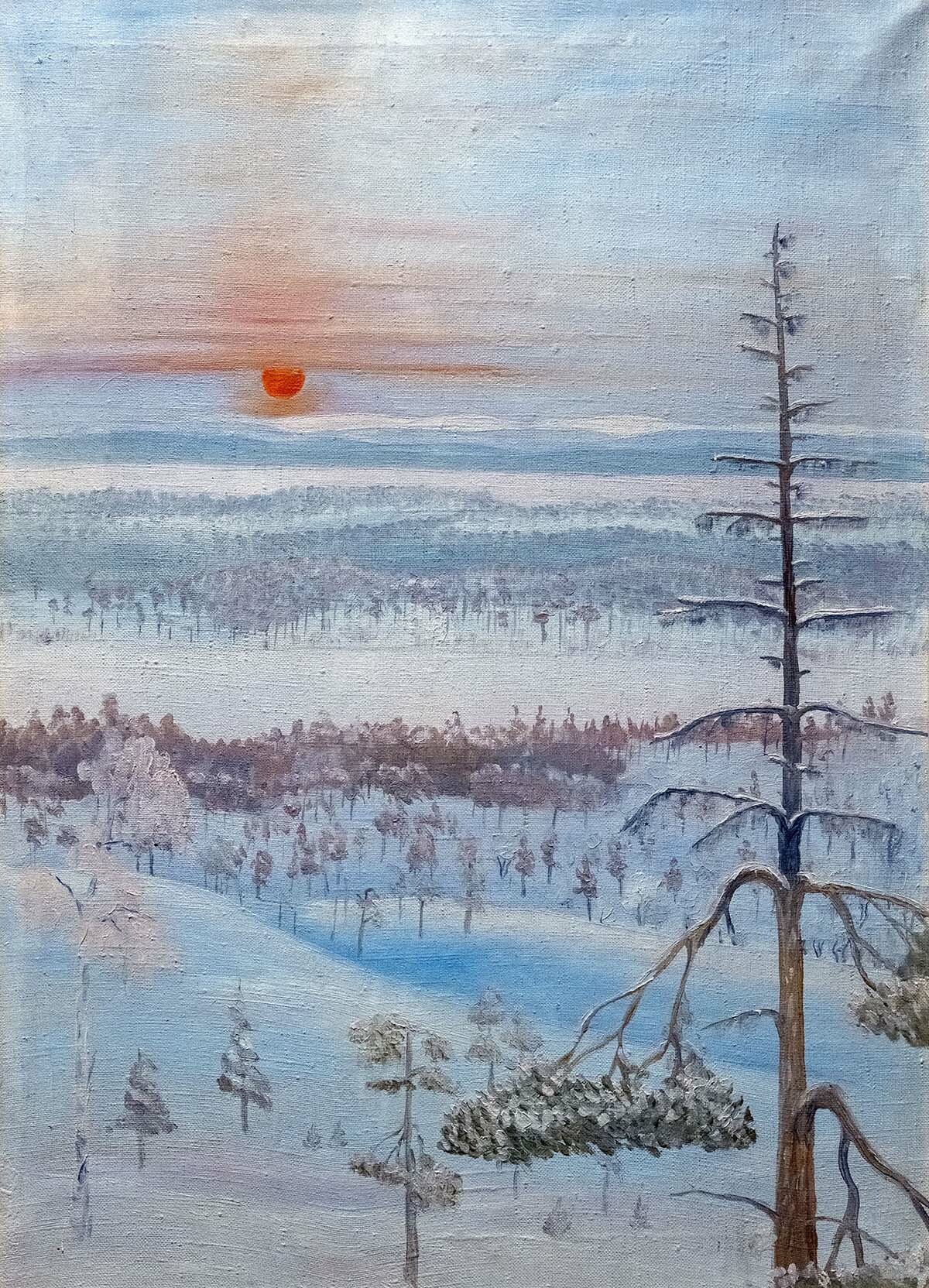 «Полярное утро», 1973 г. Фото Сергея Ещенко. «Полярное утро», 1973 г. Фото Сергея Ещенко.