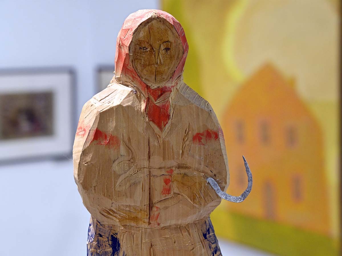 Борис Сергеев. «Жница», 2008 г. Фото Сергея Ещенко. Борис Сергеев. «Жница», 2008 г. Фото Сергея Ещенко.