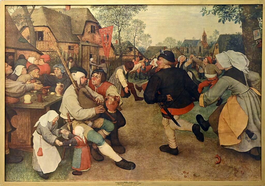 Питер Брейгель. «Крестьянский танец». 1567 г. Фото: Сергей Ещенко.