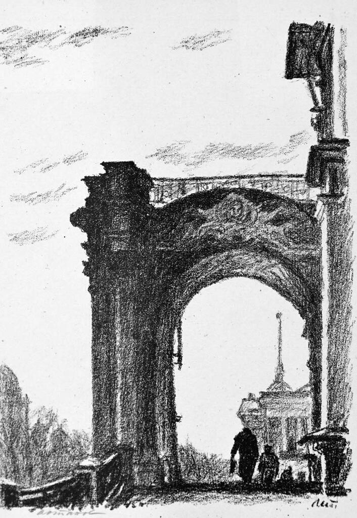 Иван Астапов. &laquo;Подъезд Зимнего дворца&raquo;.