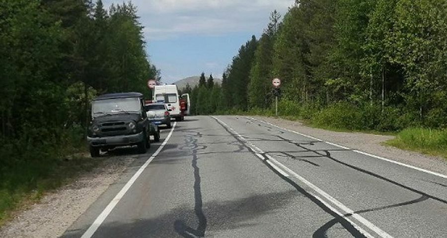 пресс-служба региональной Госавтоинспекции ЧП в районе 80-го километра автодороги «Умба – Кандалакша».