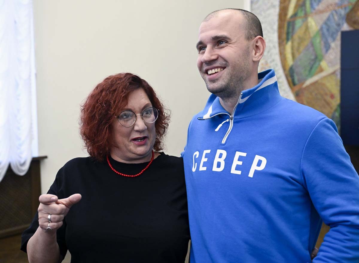 Маргарита Бычкова и Богдан Гудыменко. Фото Льва Федосеева. Маргарита Бычкова и Богдан Гудыменко. Фото Льва Федосеева.