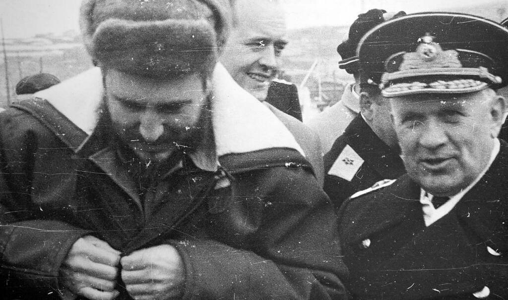 Льва Федосеева. Фидель Кастро в Мурманске. 1963 год.