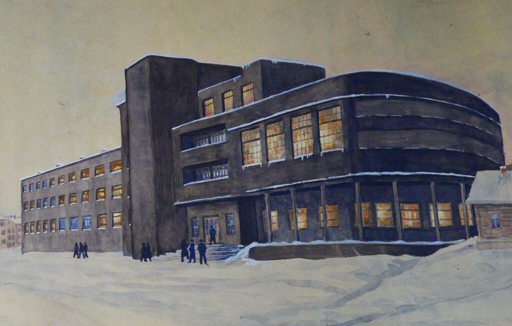 Елены Дмитриевой. Мурманский рыбопромышленный техникум, старейшее учебное заведение в рыбной отрасли, был открыт 17 декабря 1932 года.