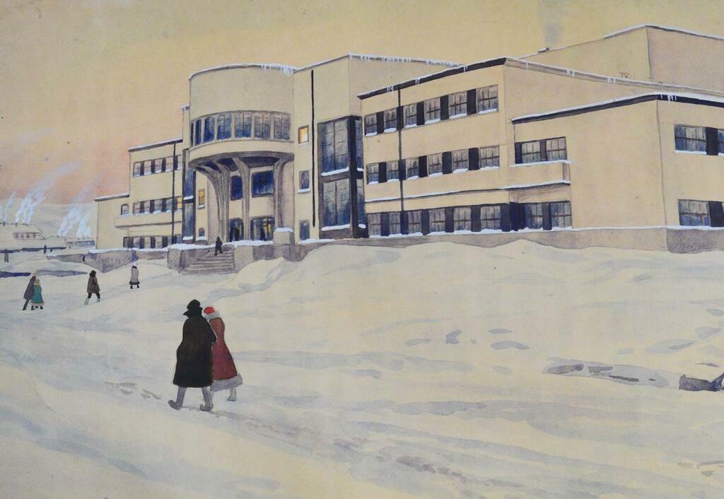 Елены Дмитриевой. Дом культуры рыбаков открылся 7 ноября 1932 года.