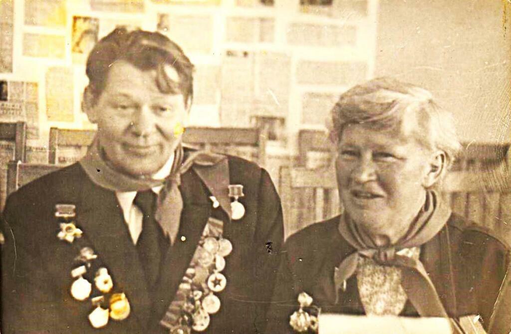 Елены Дмитриевой. Валентина Перепеча с Григорием Дмитрюком.
