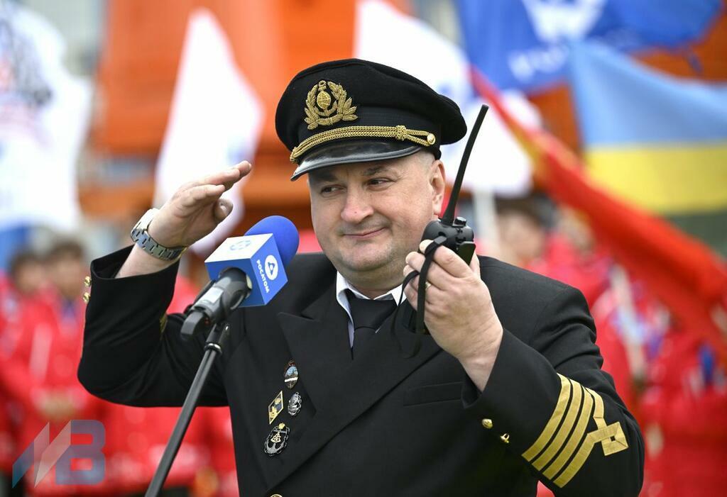 Капитан ледокола «50 лет Победы» Руслан Сасов.